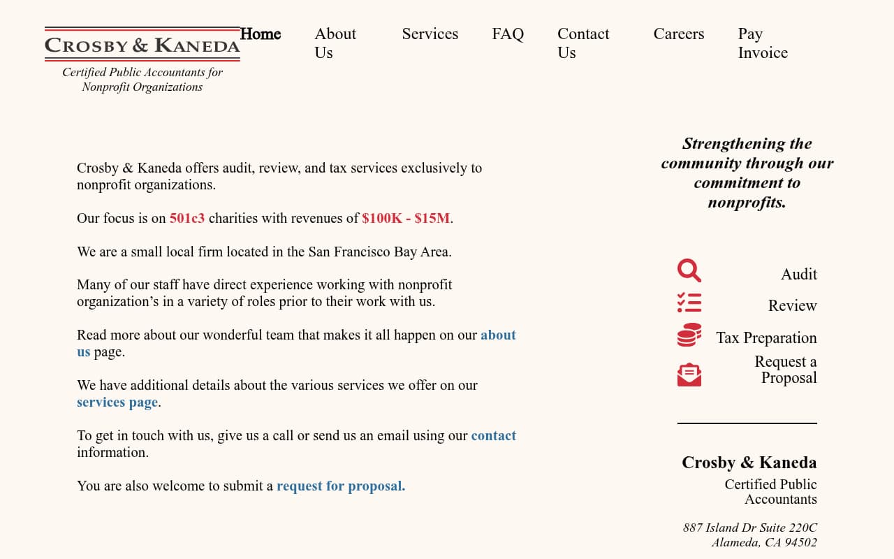 Cohne Kinghorn website screenshot