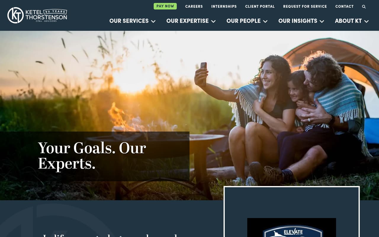 Ketel Thorstenson website screenshot