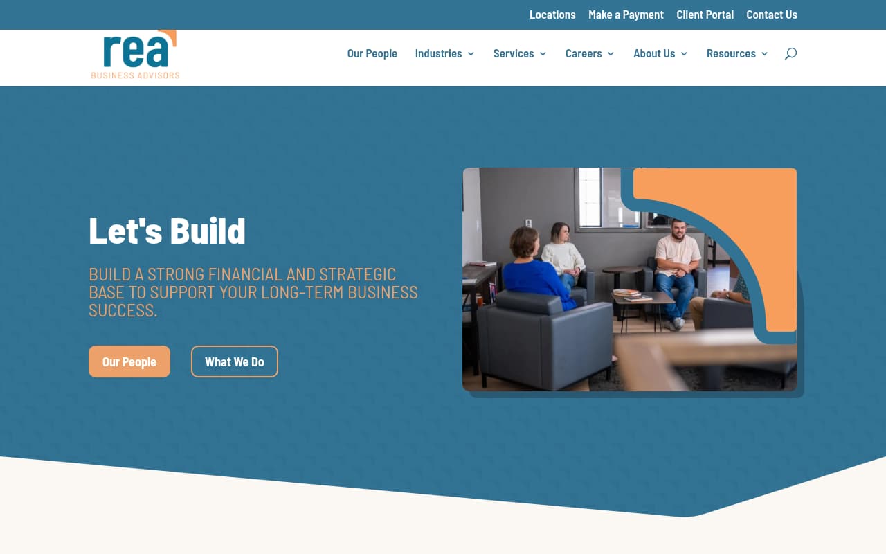 Rea & Associates website screenshot