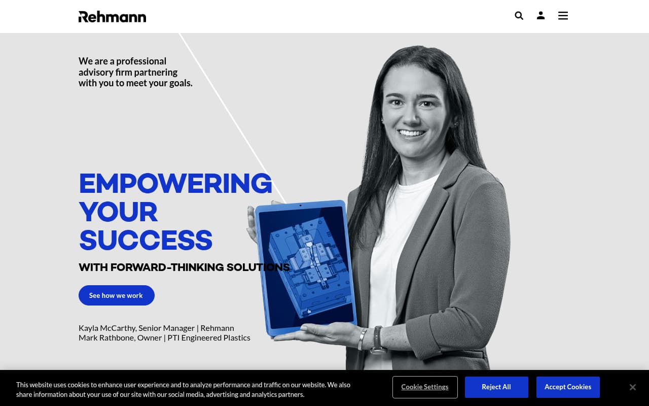 Rehmann website screenshot
