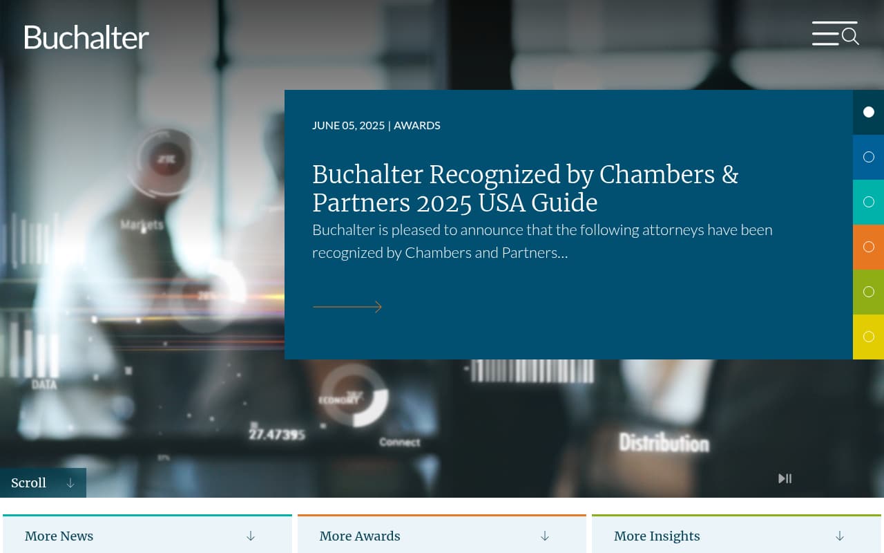 Buchalter website screenshot