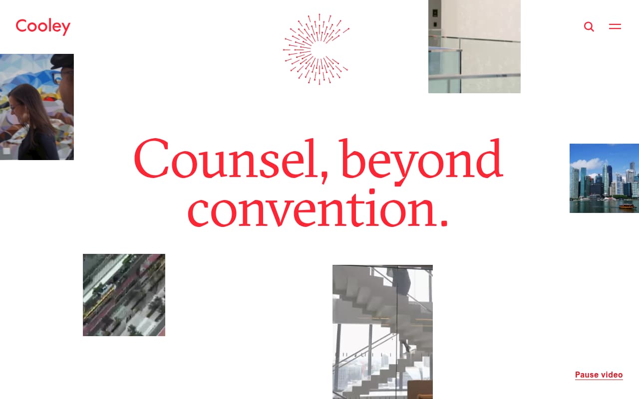 Cooley LLP website screenshot