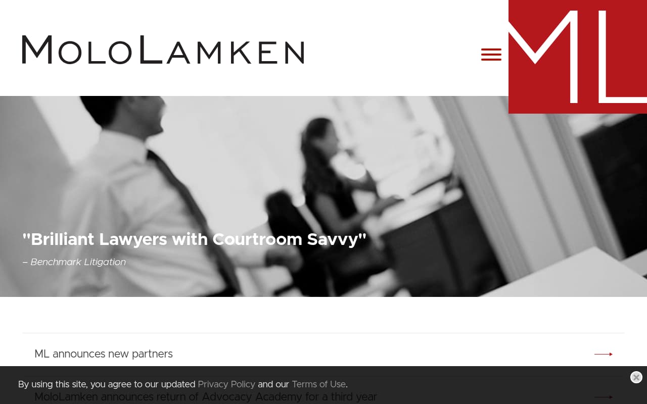 MoloLamken website screenshot