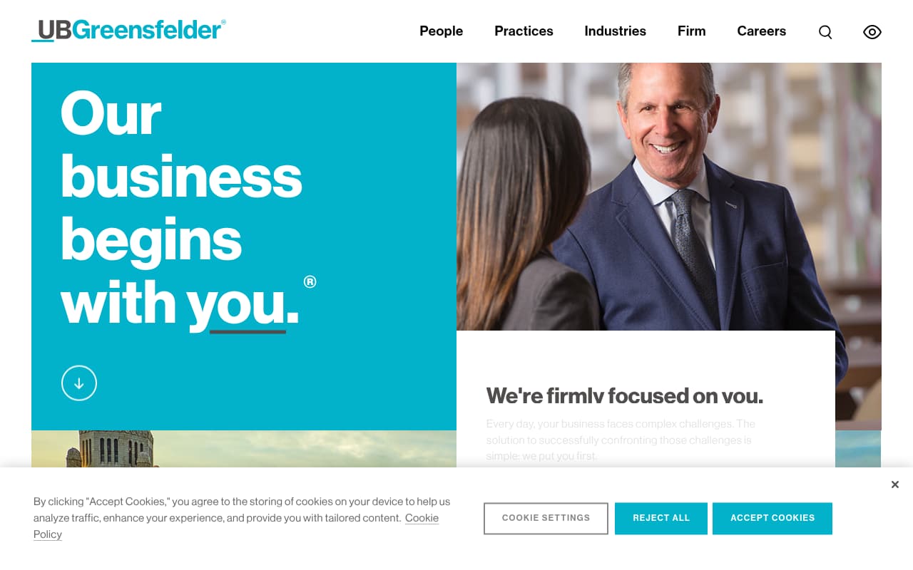 Ulmer & Berne website screenshot