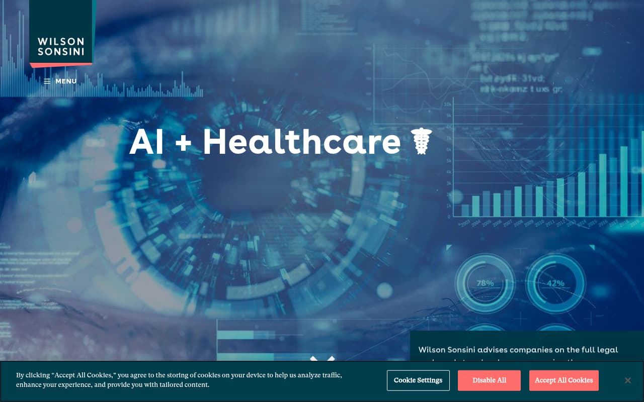 Wilson Sonsini website screenshot