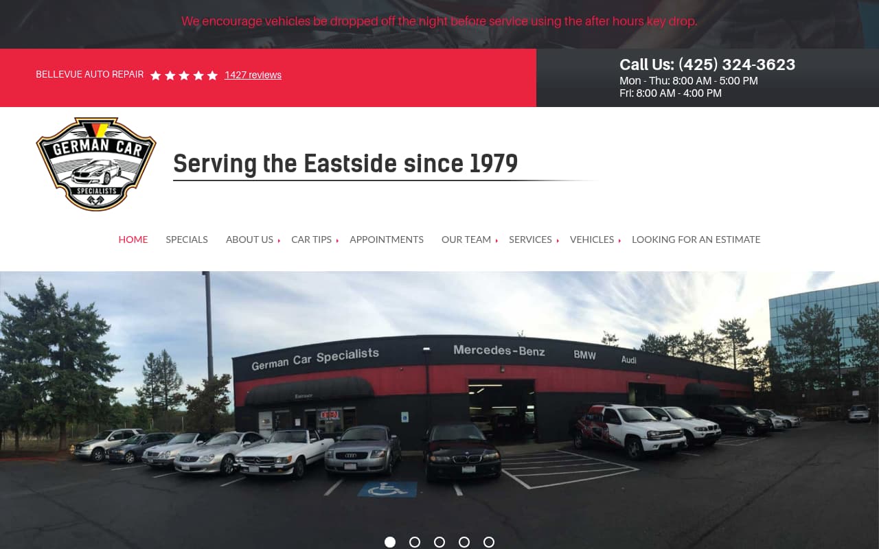 German Auto Sport website screenshot