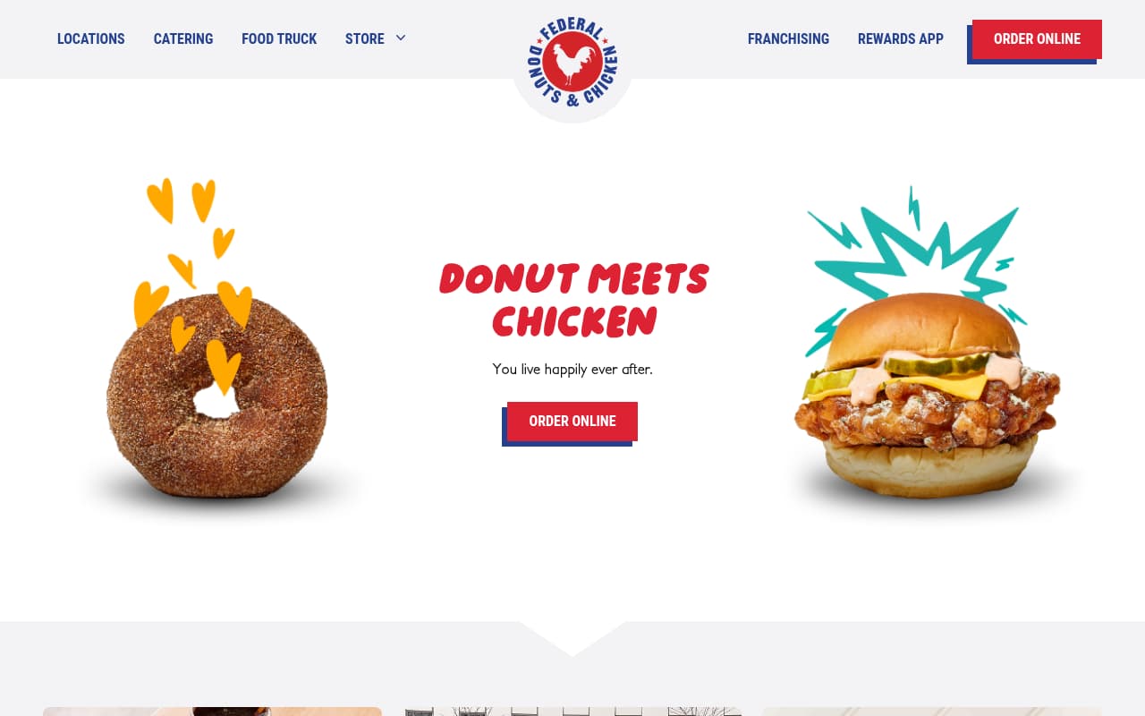 Federal Donuts website screenshot