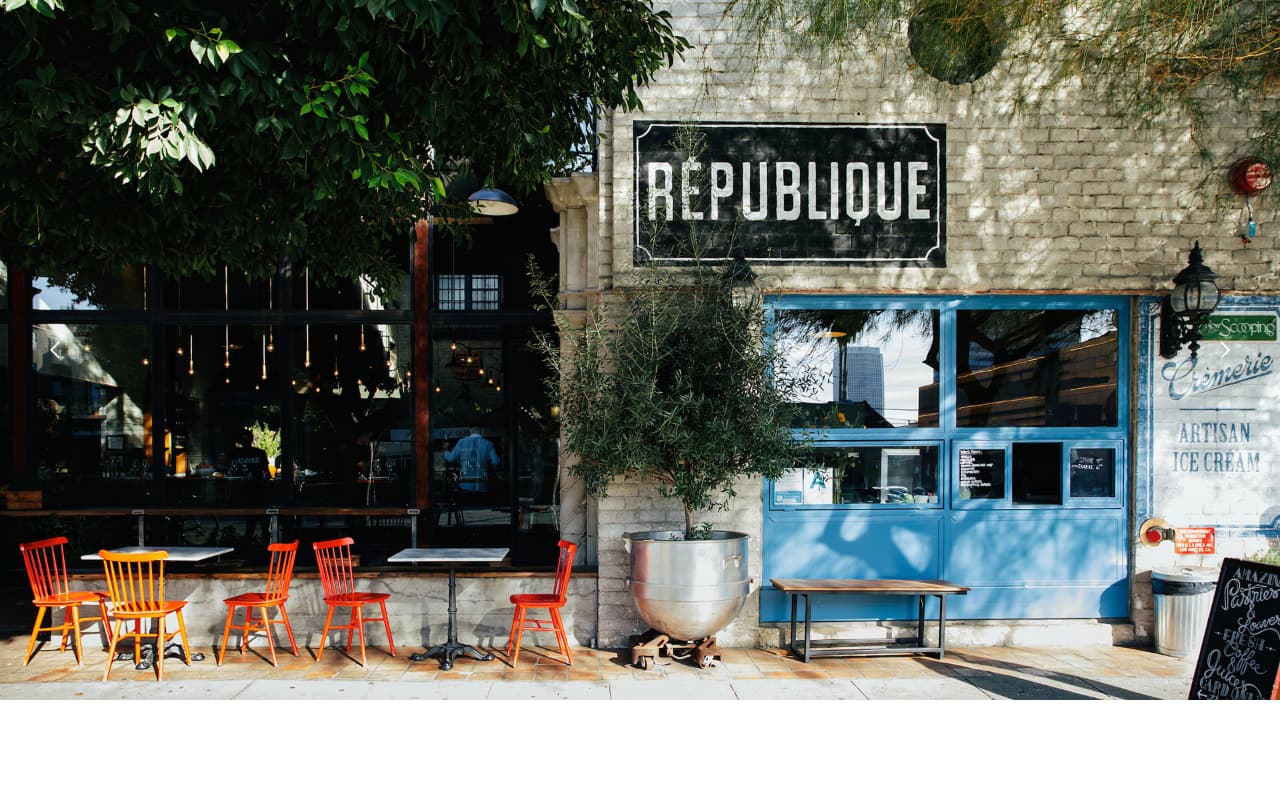 Republique Bakery website screenshot