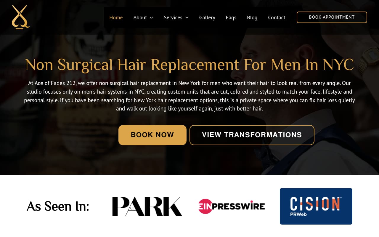 Ace of Fades website screenshot