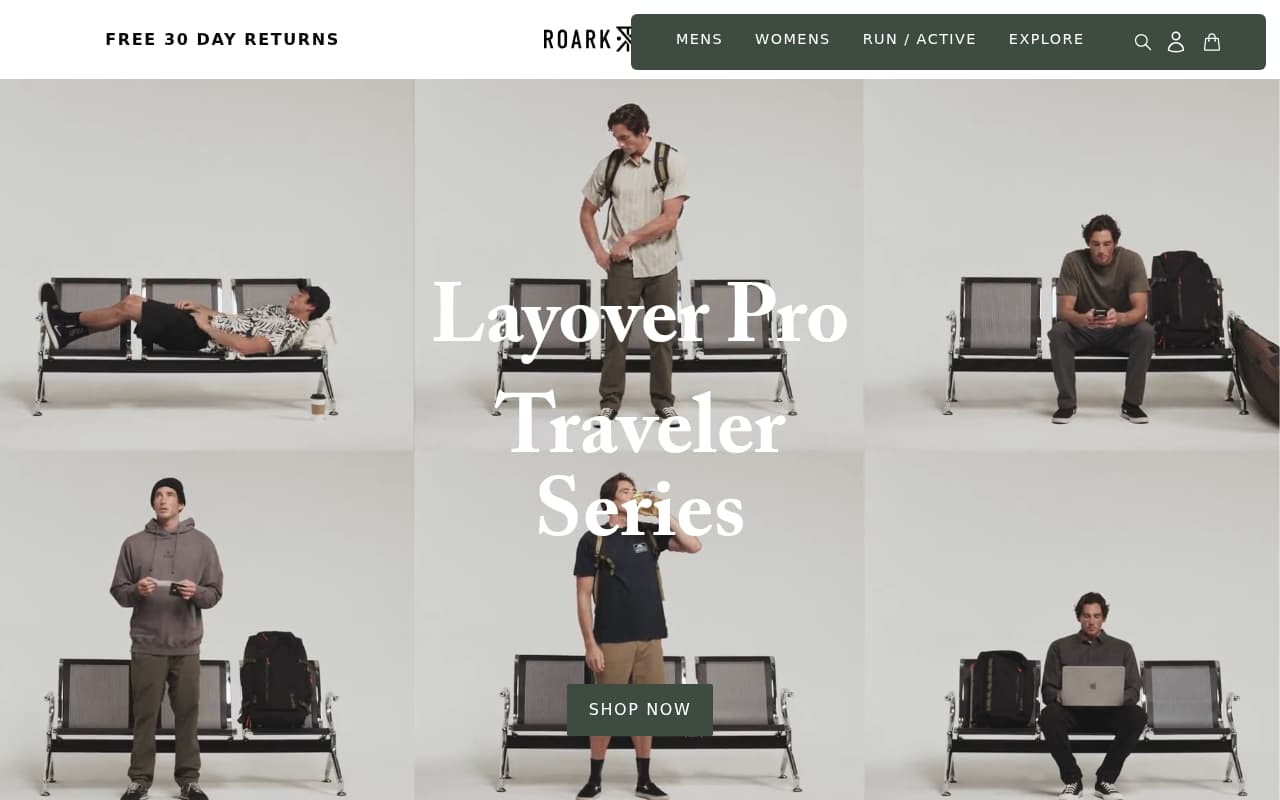 Roark Revival website screenshot