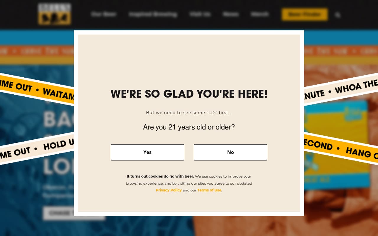 Bell's Brewery website screenshot