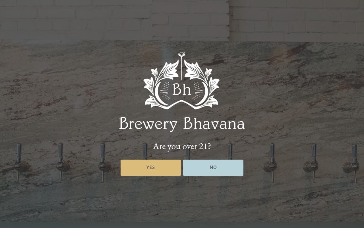 Brewery Bhavana website screenshot