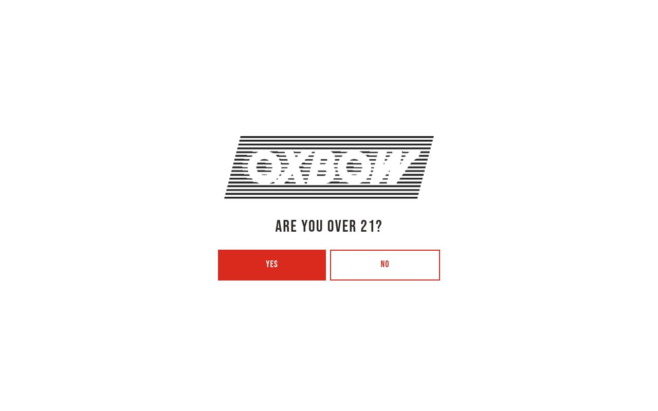 Oxbow Brewing website screenshot