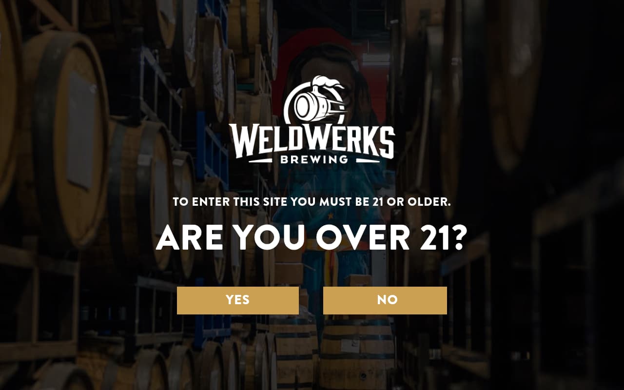 Weldwerks Brewing website screenshot