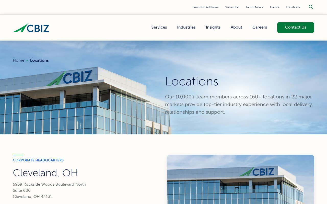Berntson Porter website screenshot