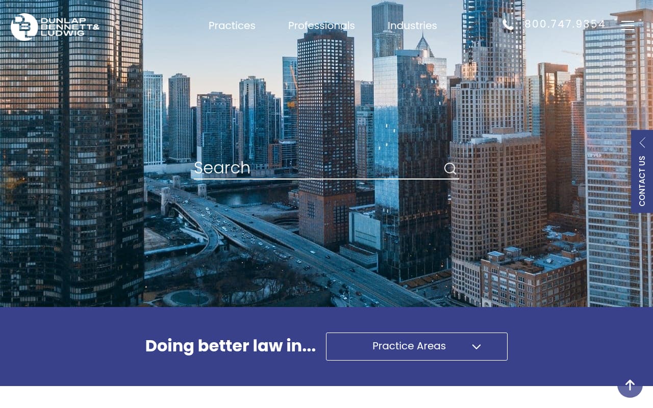 Dunlap Bennett & Ludwig website screenshot
