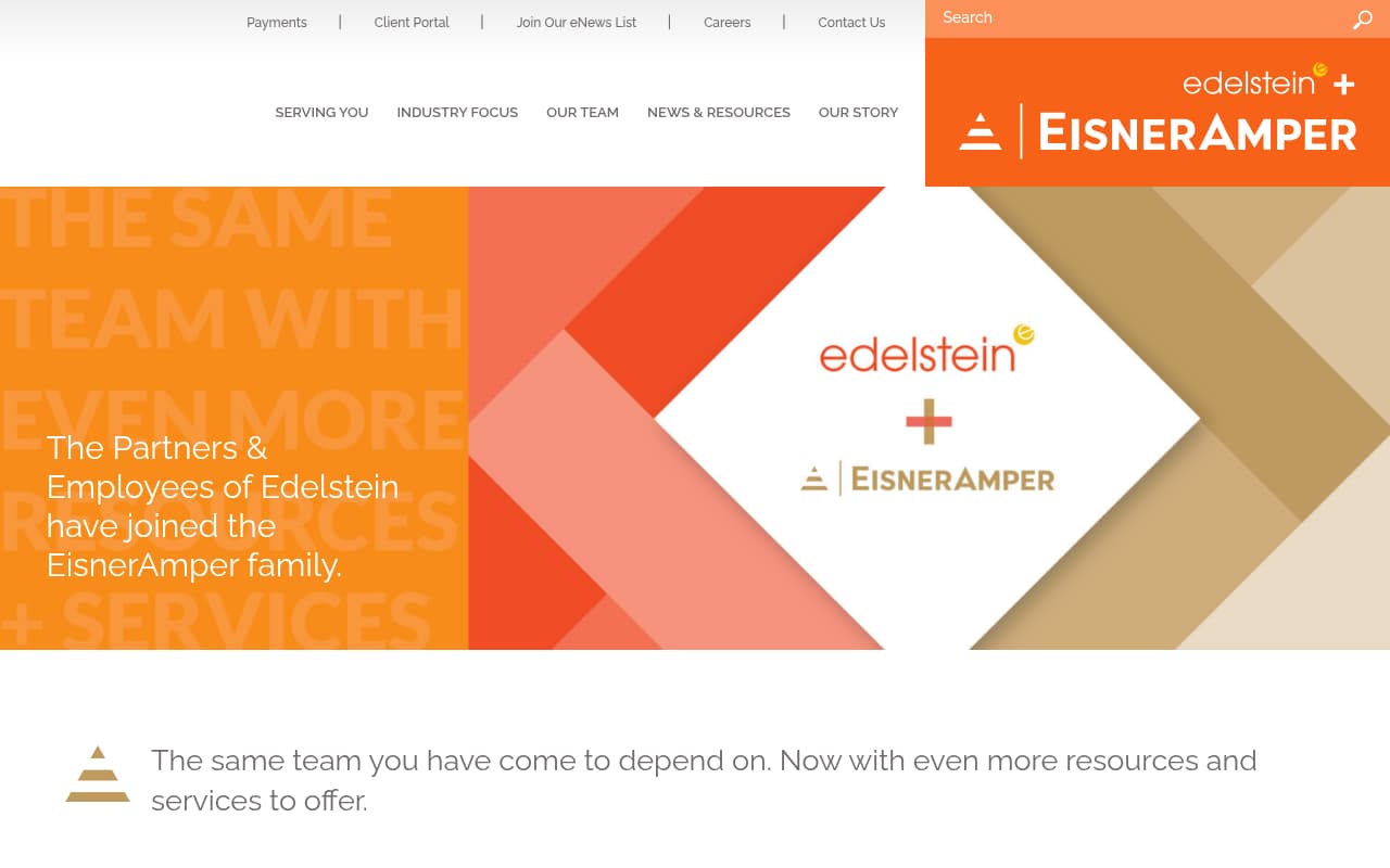 Edelstein & Company website screenshot