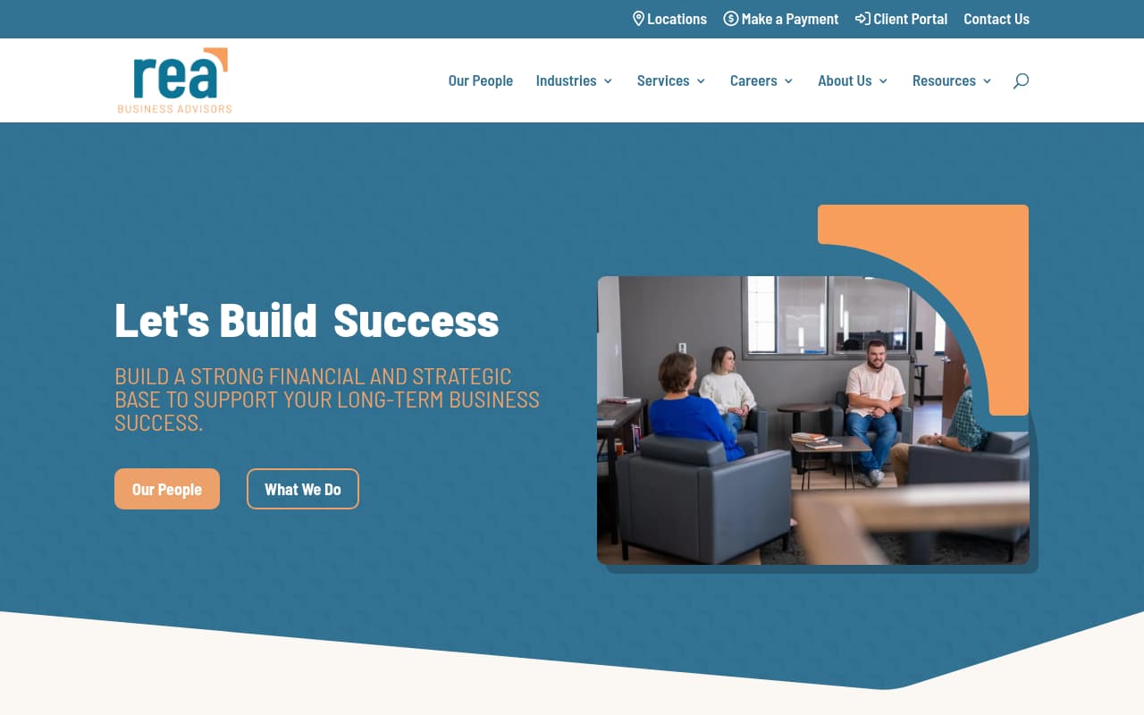 Rea & Associates website screenshot