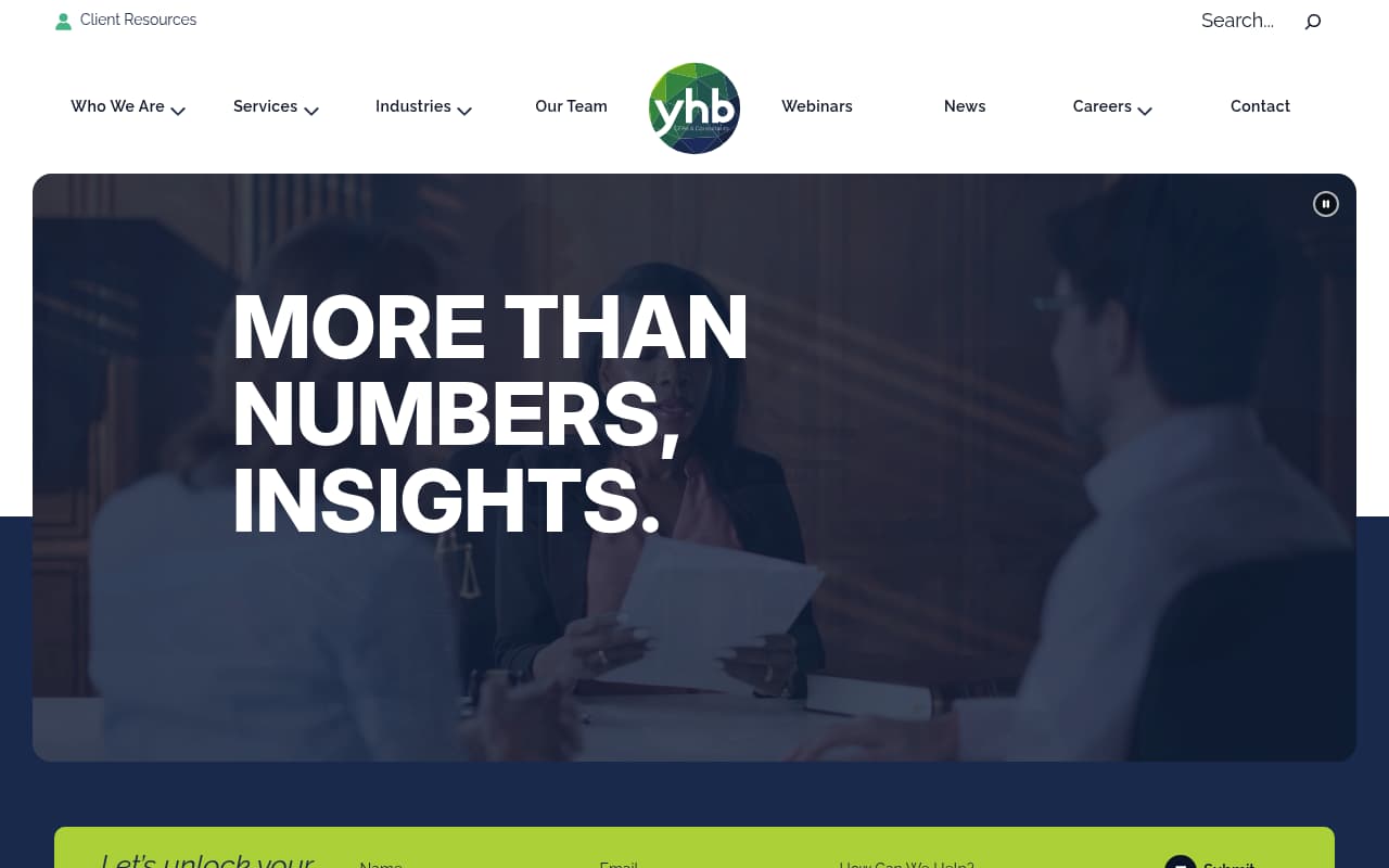 Yount Hyde & Barbour website screenshot