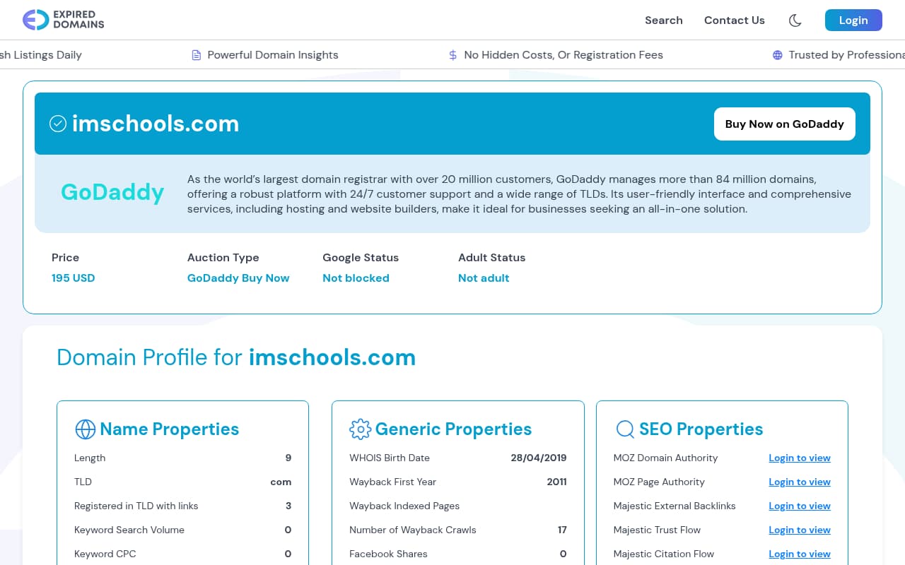 International Montessori website screenshot
