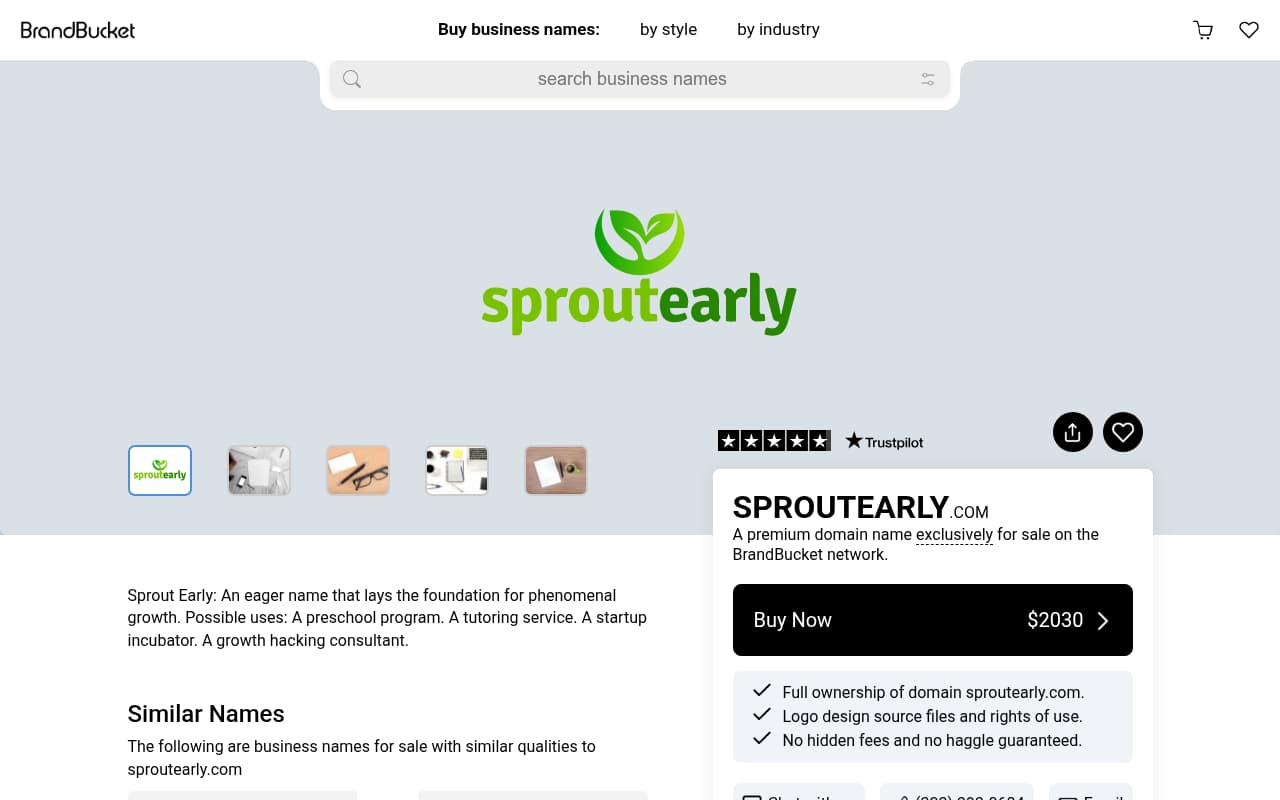 Sprout Early Childhood Education website screenshot