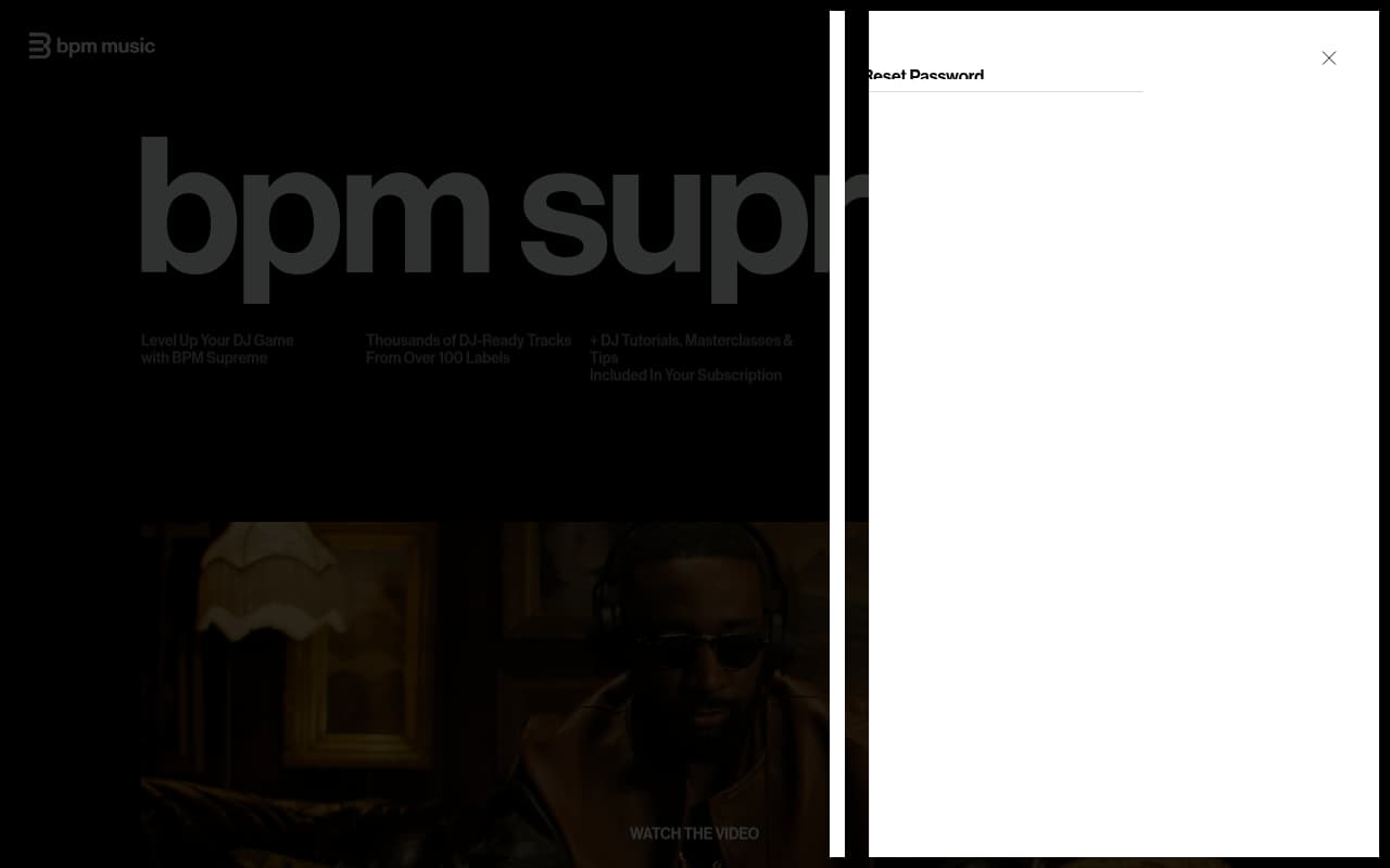 BPM Supreme website screenshot