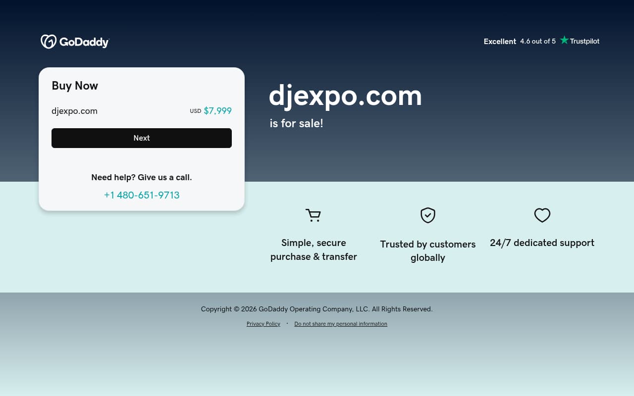 DJ Expo website screenshot