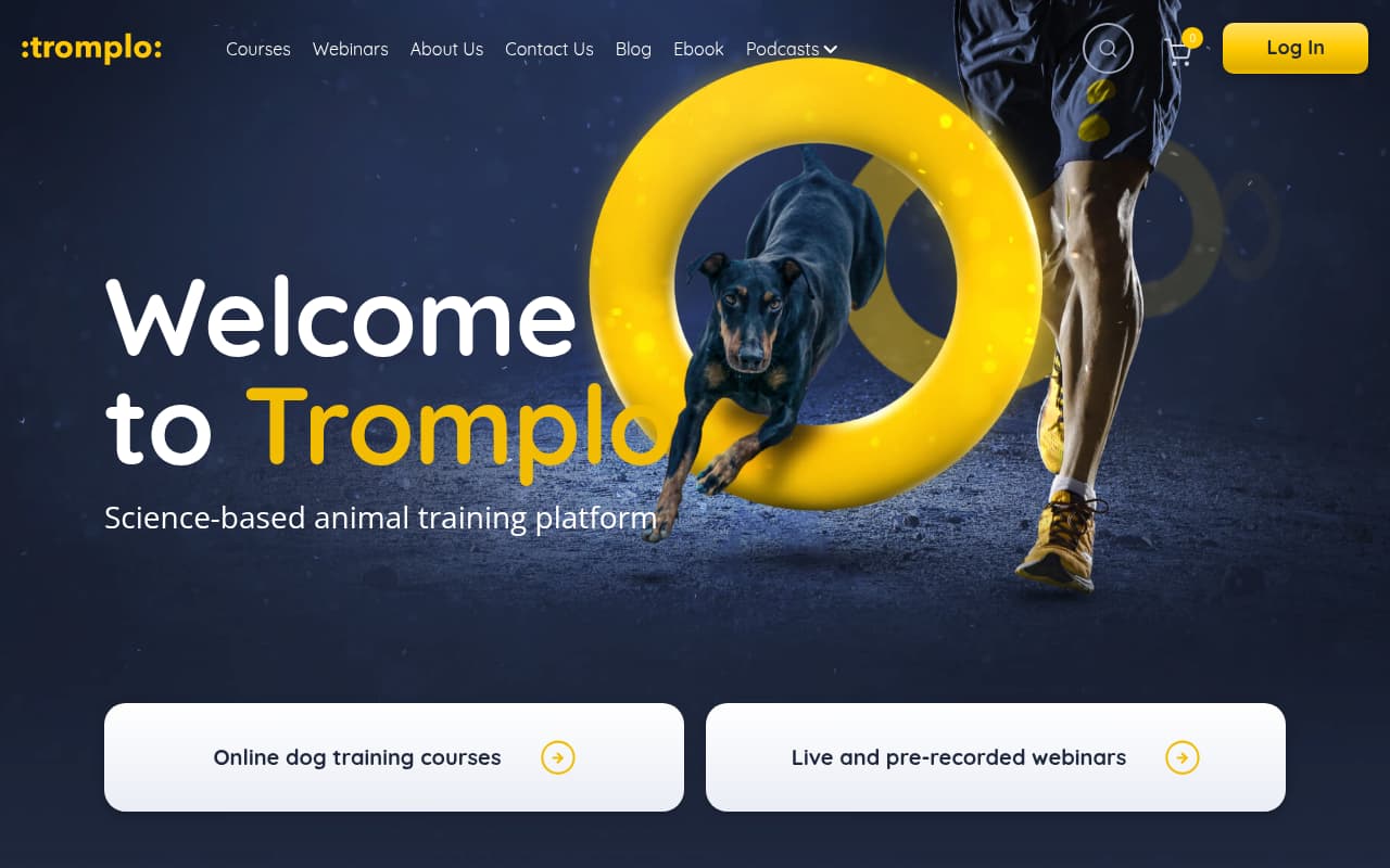 Tromplo website screenshot