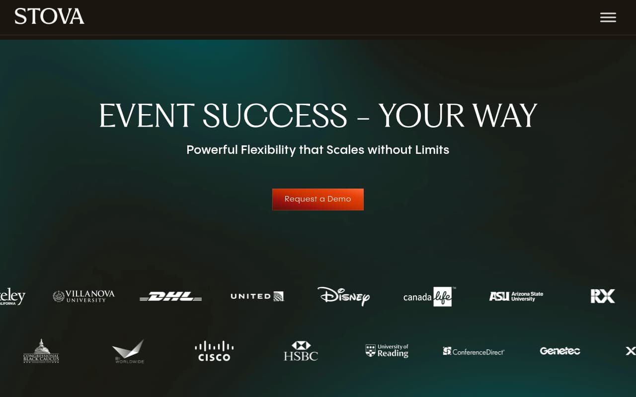 Aventri website screenshot