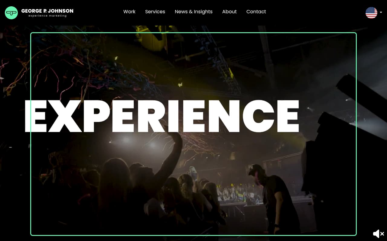 George P. Johnson website screenshot