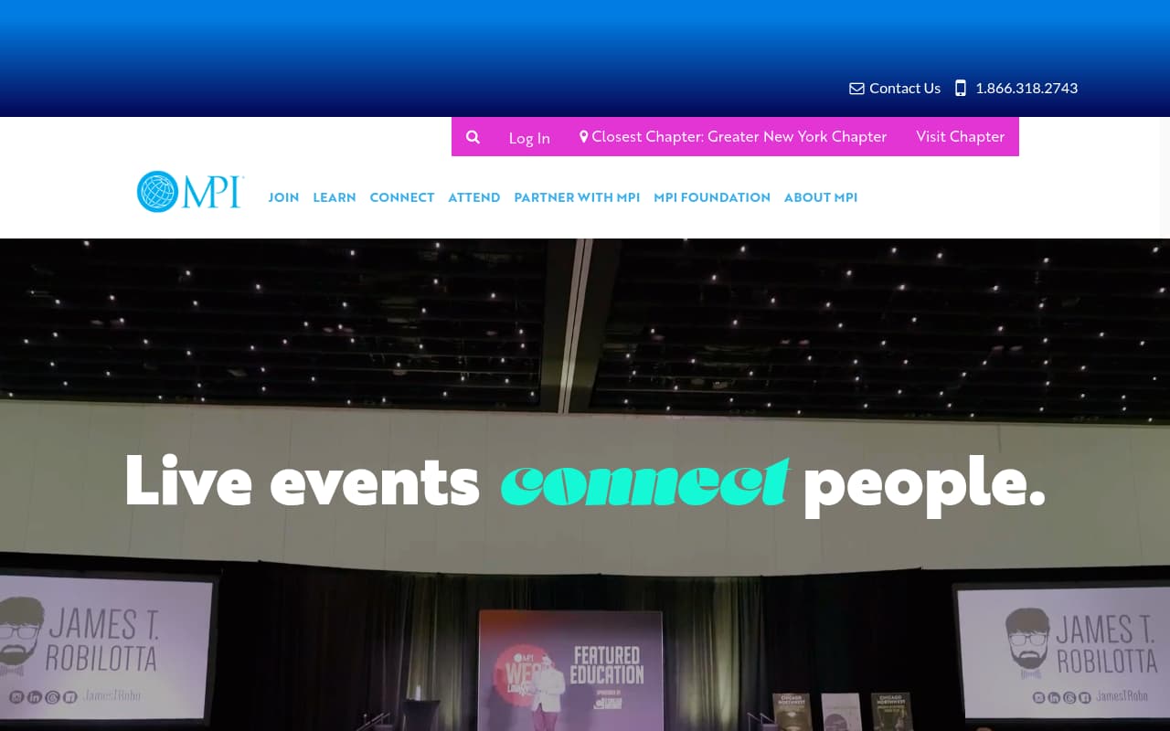 MPI website screenshot