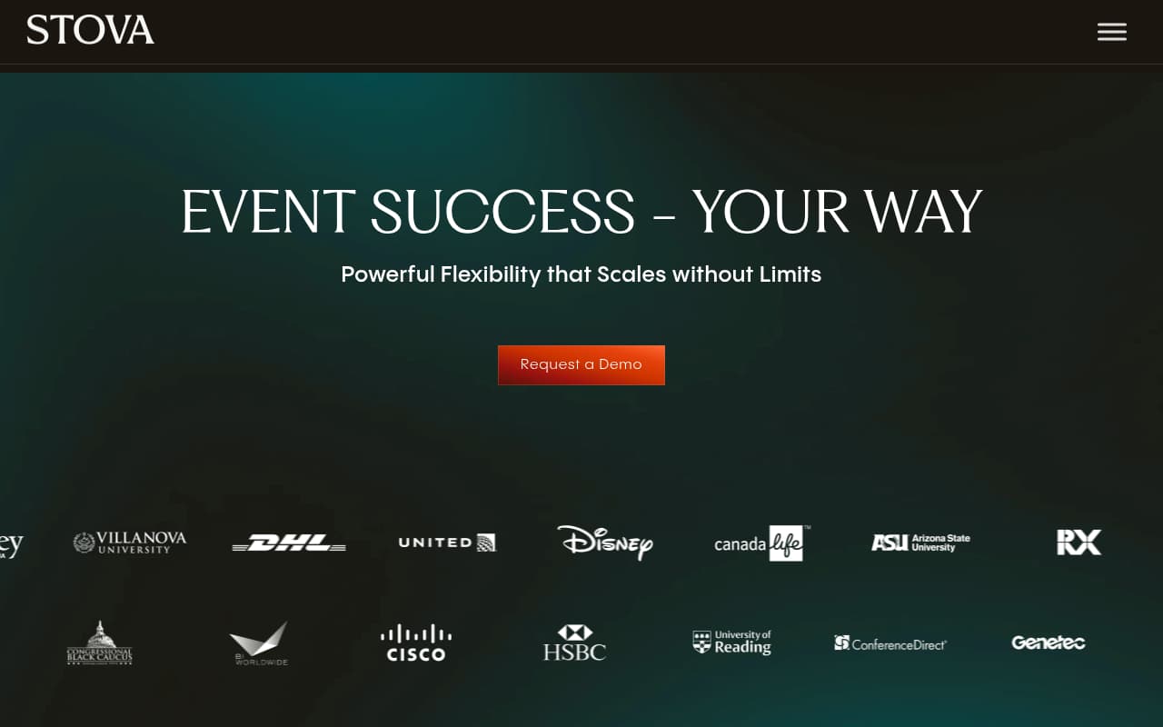 Aventri (now Stova) website screenshot