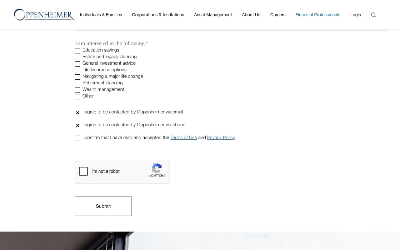Oppenheimer & Co. website screenshot