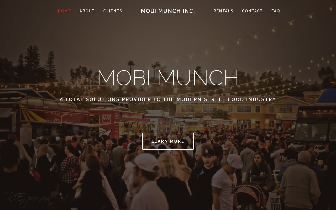 Mobi Munch website screenshot