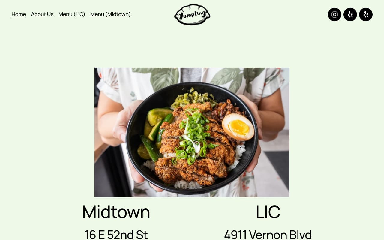 Yumpling website screenshot