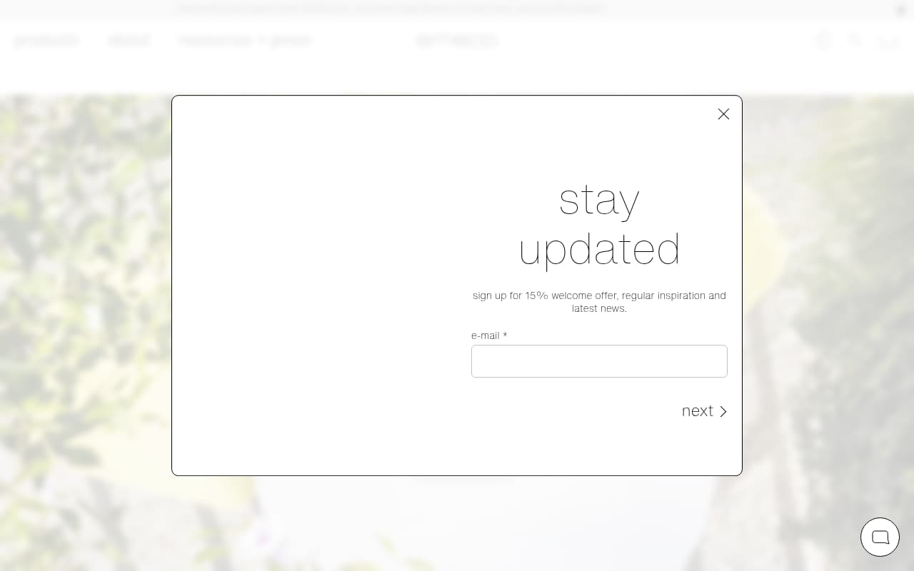 Emeco website screenshot