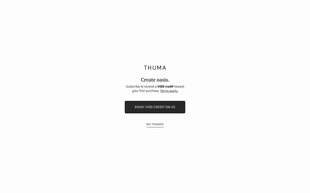 Thuma website screenshot