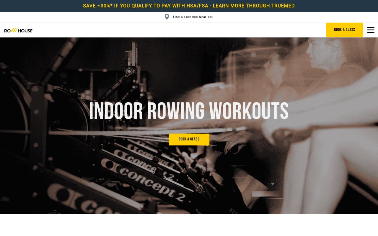 Row House website screenshot
