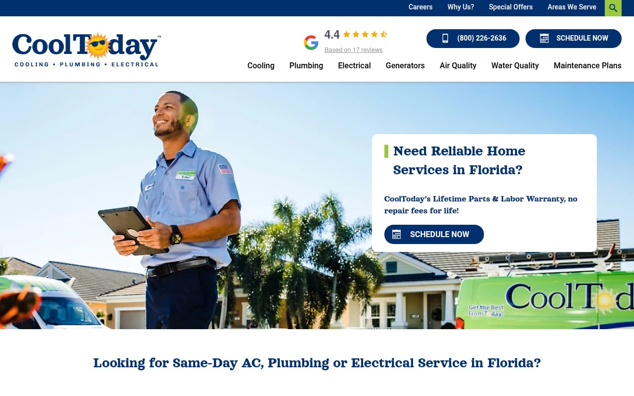 CoolToday website screenshot
