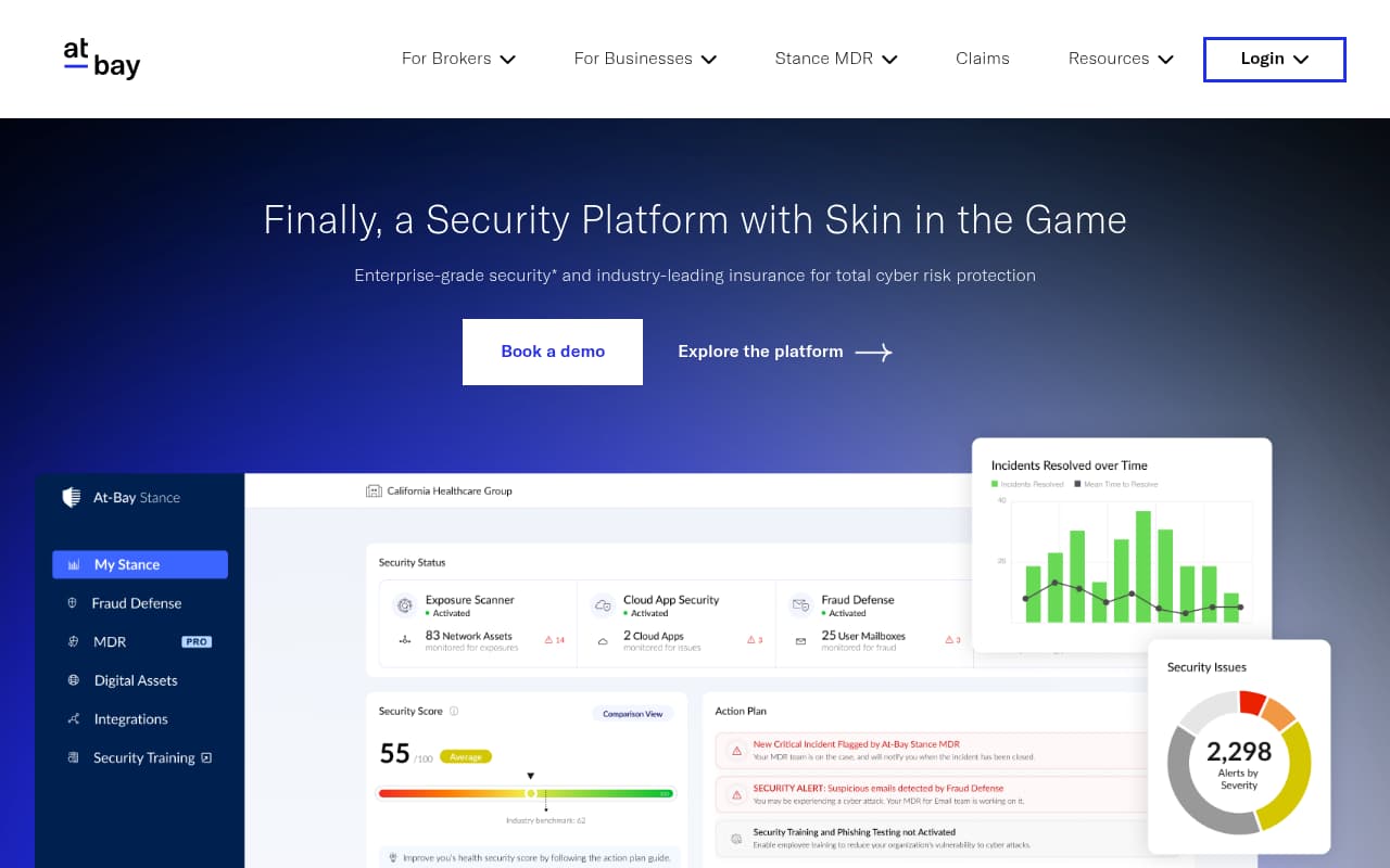 At-Bay website screenshot