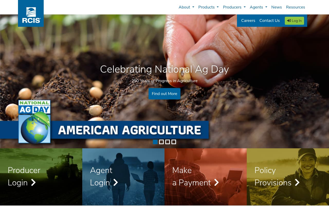Rural Community Insurance Services website screenshot