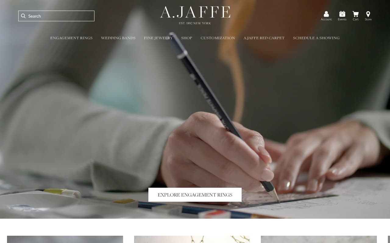 A. Jaffe website screenshot
