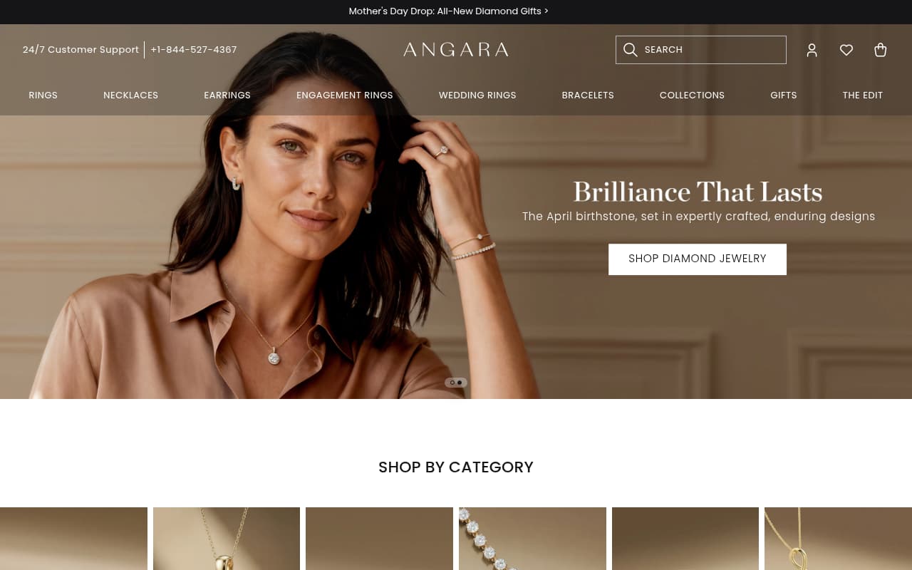 Angara website screenshot