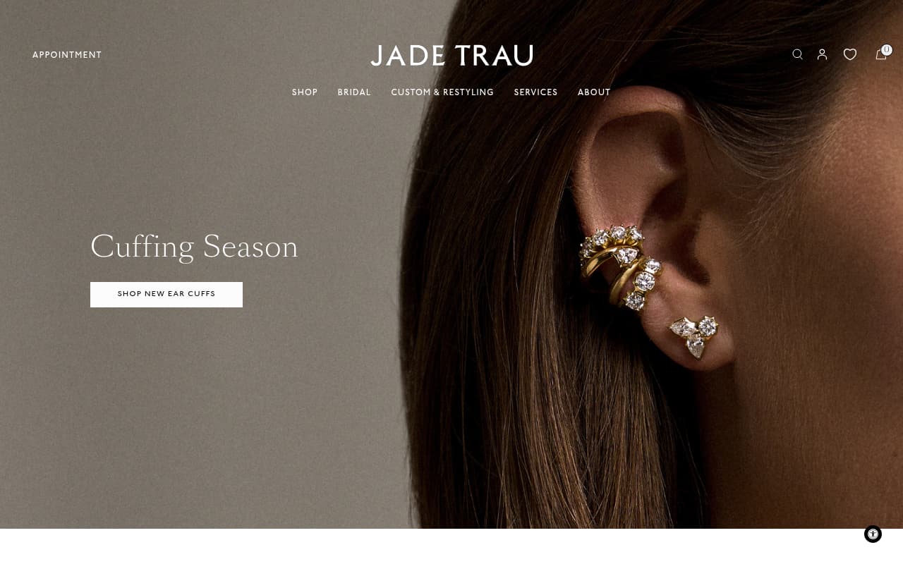 Jade Trau website screenshot