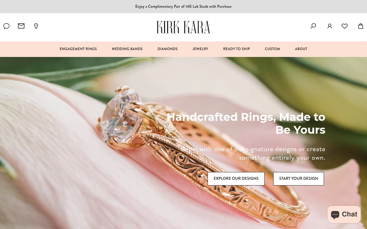 Kirk Kara website screenshot