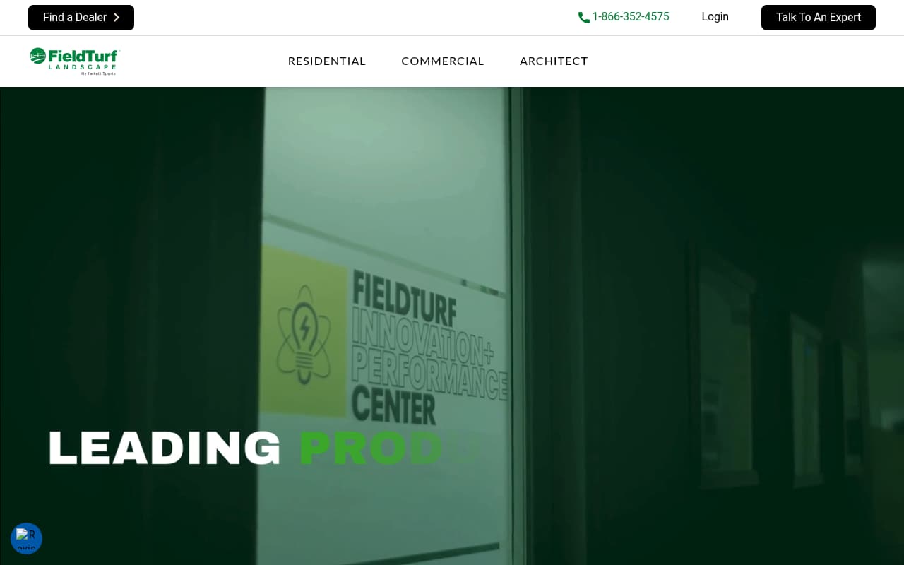 EasyTurf website screenshot