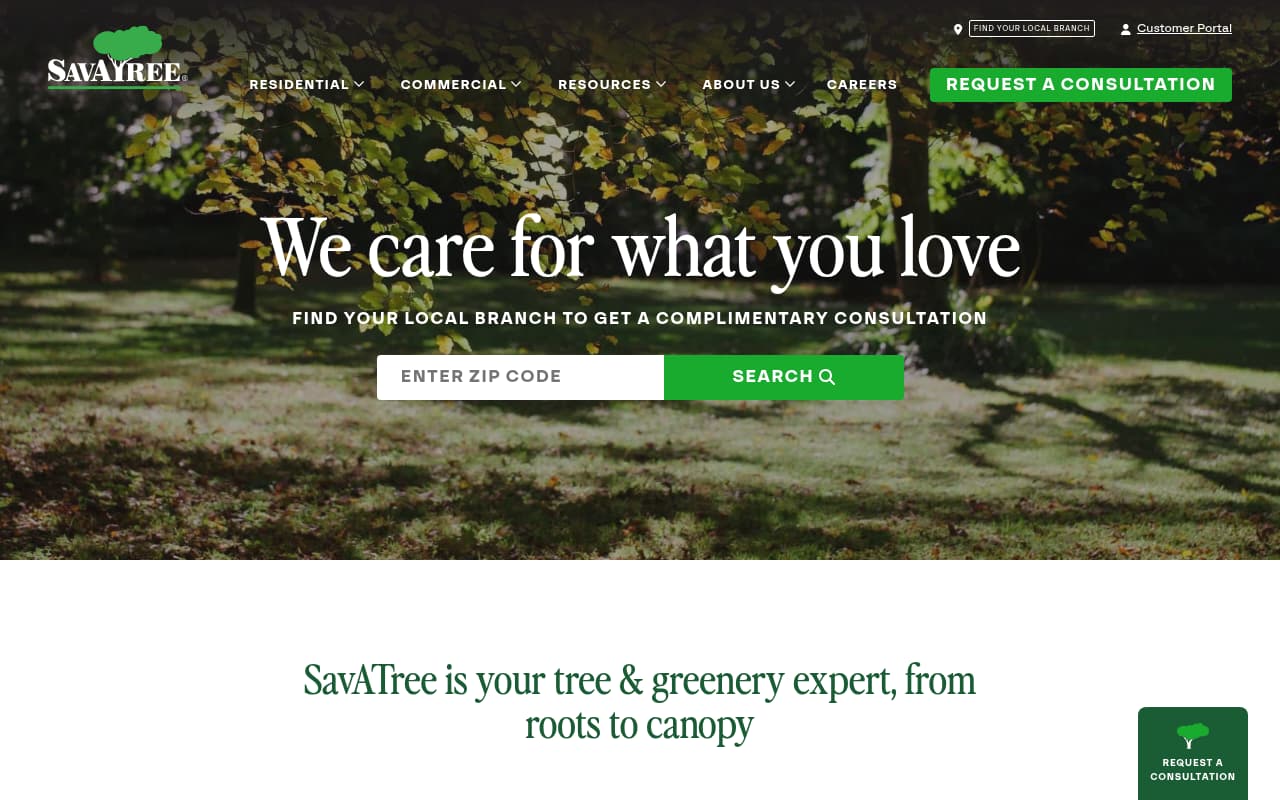 Giroud Tree and Lawn website screenshot