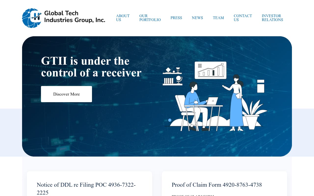 Green Thumb Industries website screenshot