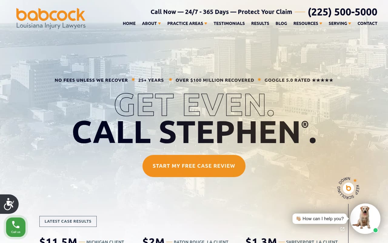Babcock Partners website screenshot