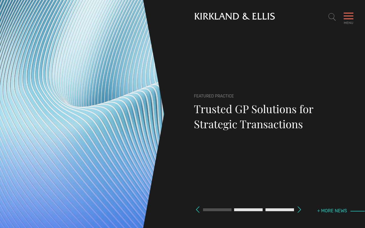 Kirkland & Ellis website screenshot